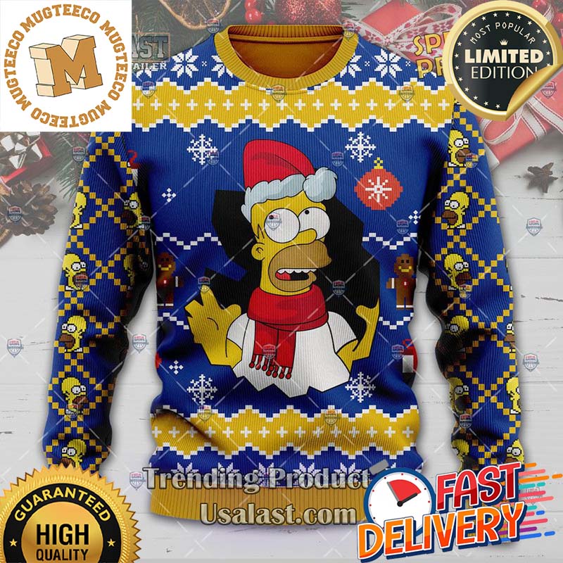 The Simpsons Ugly Christmas Sweater For Holiday 2023 Xmas Gifts The Simpsons Ugly Christmas Sweater For Holiday 2023 Xmas Gifts