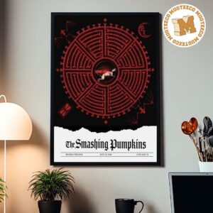 The Smashing Pumpkins Chicago IL 2026 Event Poster At Riviera Theatre On July 29 2026 Home Decor Posster Canvas