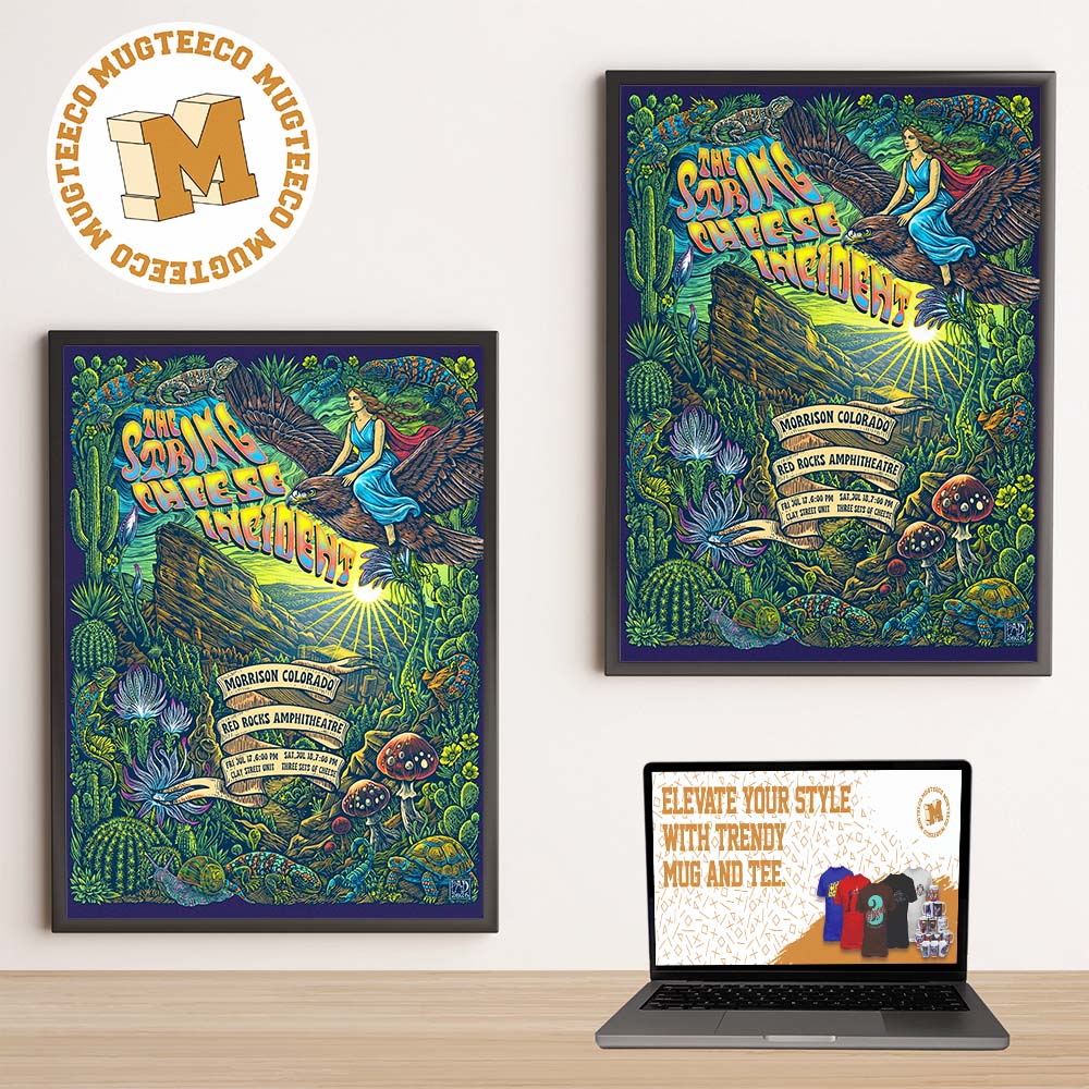 The String Cheese Incident Morrison Colorado Event Poster At Red Rocks Amphitheater On July 17 And 18 2026 Home Decor Poster Canvas The String Cheese Incident Morrison Colorado Event Poster At Red Rocks Amphitheater On July 17 And 18 2026 Home Decor Poster Canvas