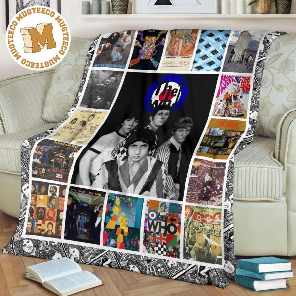 The Who Fleece Blanket Gift For Music Lover The Who Fleece Blanket Gift For Music Lover