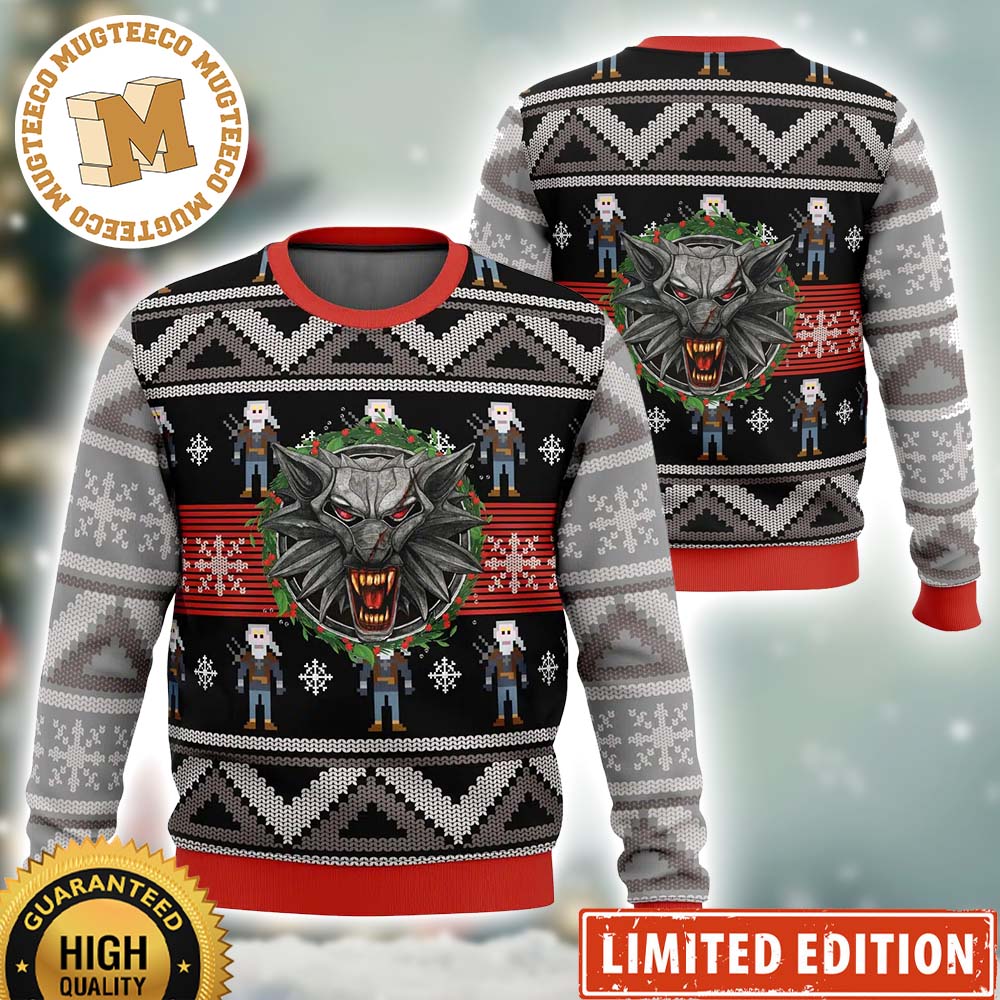 The Witcher 2 Symbol Ugly Christmas Sweater The Witcher 2 Symbol Ugly Christmas Sweater