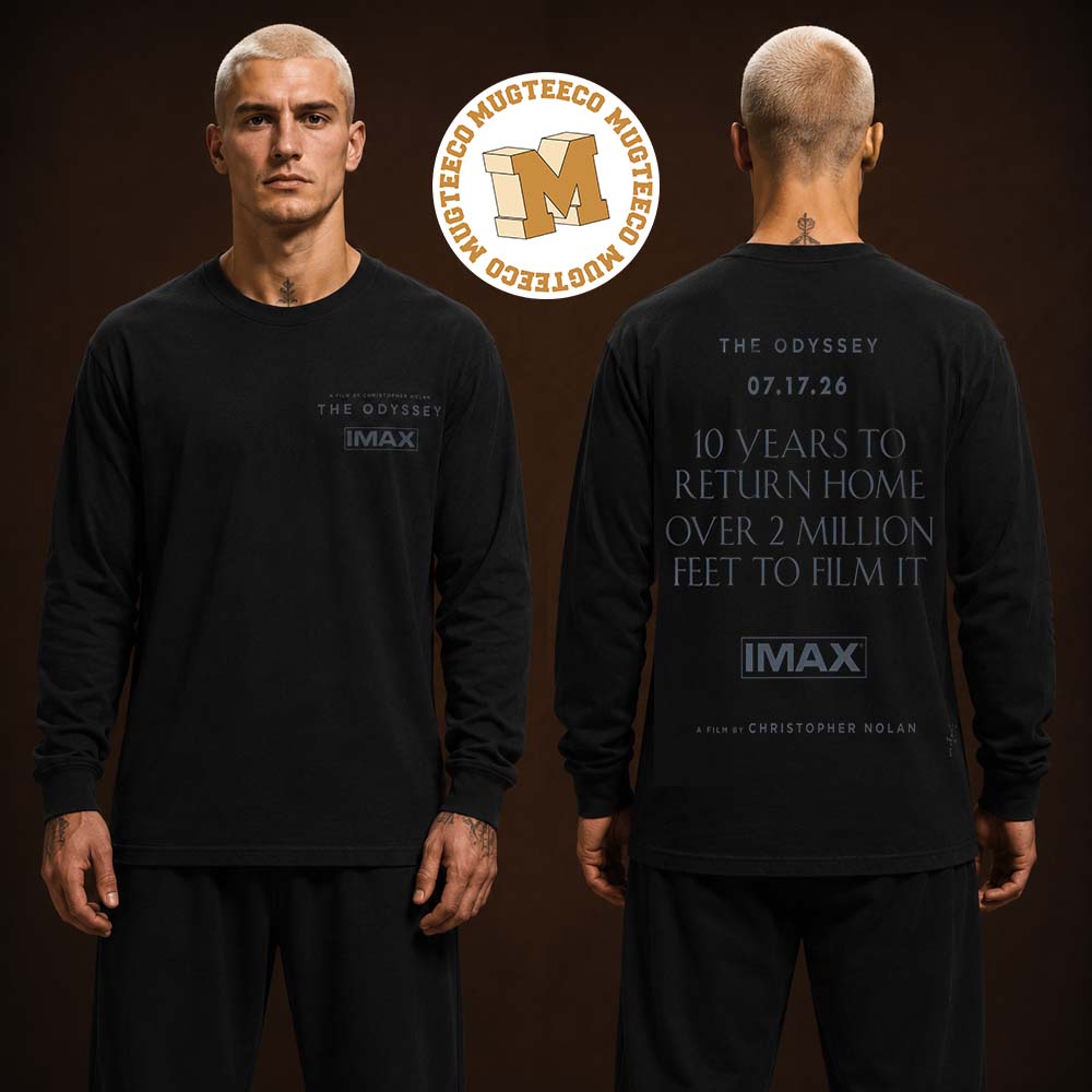 Travisscott Cactus Jack X The Odyssey X IMAX 10 Years Short Long Sleeve Two Sided Unisex T Shirt Travisscott Cactus Jack X The Odyssey X IMAX 10 Years Short Long Sleeve Two Sided Unisex T Shirt
