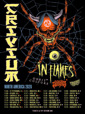 Trivium Band The Crown In The Grave Tour 2026 North America Tour Dates