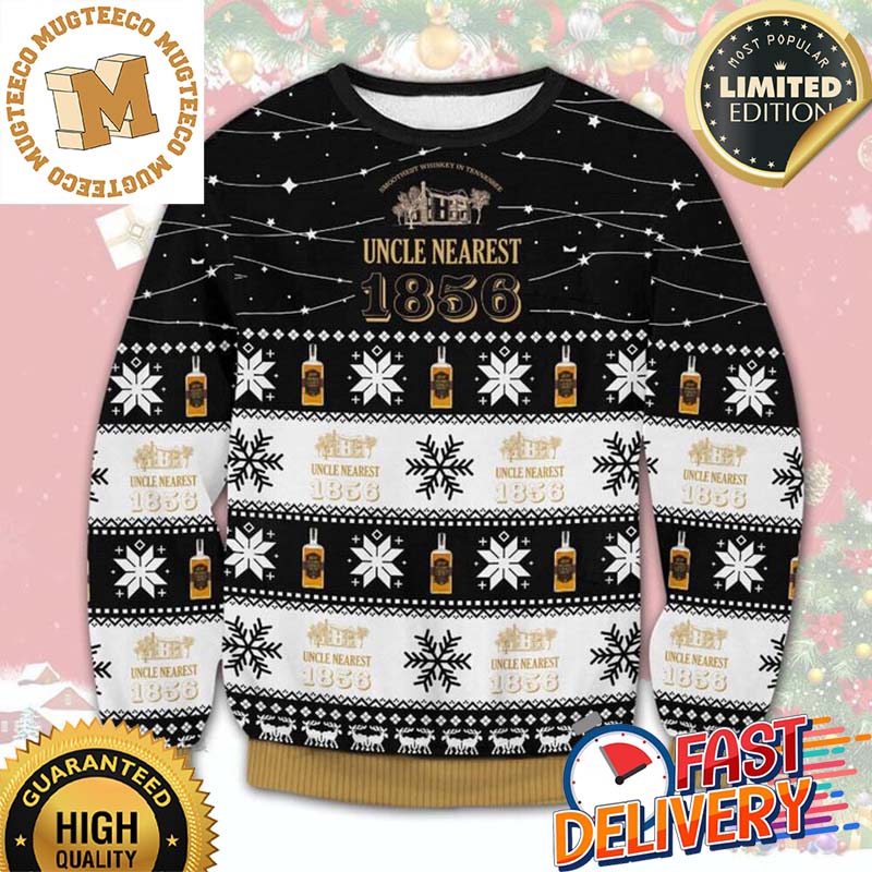 Uncle Nearest 1865 Ugly Christmas Sweater For Holiday 2023 Xmas Gifts Uncle Nearest 1865 Ugly Christmas Sweater For Holiday 2023 Xmas Gifts