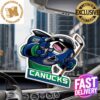 Vancouver Canucks NHL Mascot 2023 Holiday Gifts Custom Name Christmas Ornament