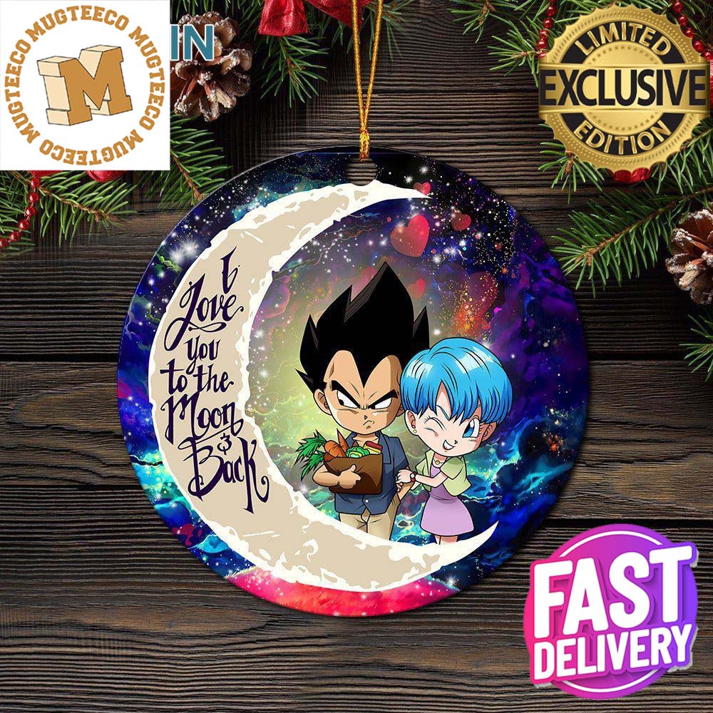 Vegeta And Bulma Dragon Ball Love You To The Moon And Back Galaxy Custom Name 2023 Holida Couple Gifts Christmas Decorations Ornament Vegeta And Bulma Dragon Ball Love You To The Moon And Back Galaxy Custom Name 2023 Holida Couple Gifts Christmas Decorations Ornament