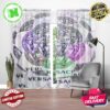 Versace Big Bronze Signature Medusa Statue With Greca Border In Dark Mystic Theme Window Curtain Versace Big Bronze Signature Medusa Statue With Greca Border In Dark Mystic Theme Window Curtain