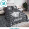Versace Big Logo Greca Border And Barocco Print Pattern In White Background Bedding Set Queen Versace Big Logo Greca Border And Barocco Print Pattern In White Background Bedding Set Queen