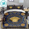 Versace Logo Of All Sizes Orange And Greca Border Bedding Set Queen Versace Logo Of All Sizes Orange And Greca Border Bedding Set Queen