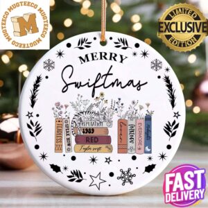 Vintage Taylor Swifts Albums Eras Tour Christmas Tree Decorations Ornament