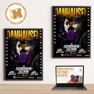 WWE Summer Slam Minnesota 2026 Danhausen Vs Dominik Mysterio On August 1 And 2 2026 Home Decor Poster Canvas