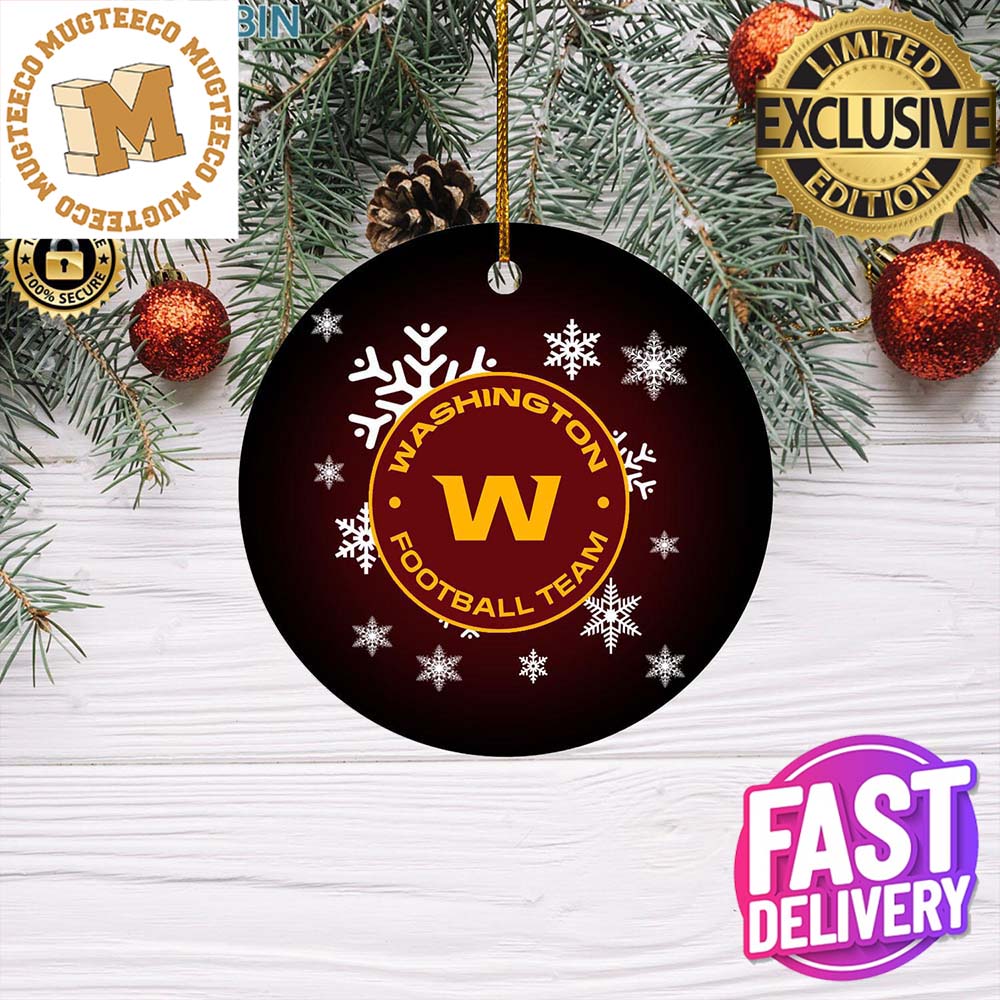 Washington Football NFL Team 2023 Holiday Gifts Custom Name Christmas Ornament Washington Football NFL Team 2023 Holiday Gifts Custom Name Christmas Ornament