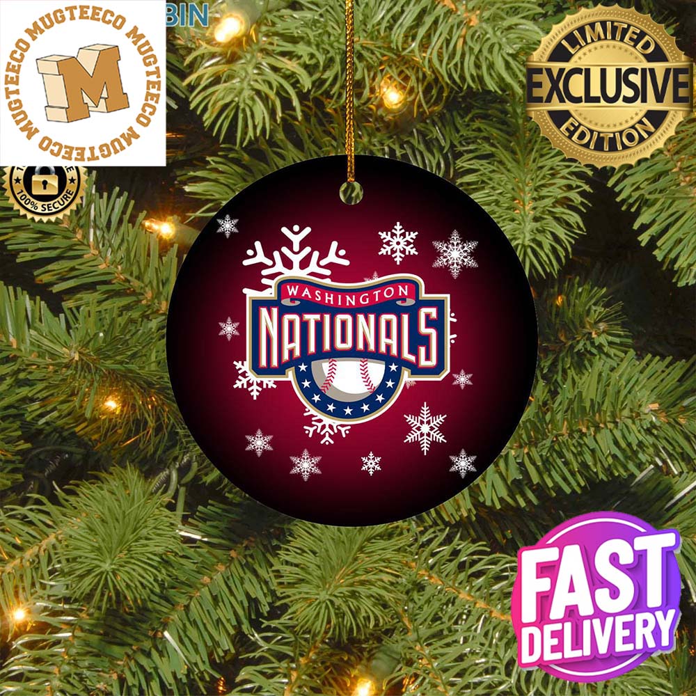 Washington Nationals MLB 2023 Holiday Gifts Custom Name Christmas Ornament Washington Nationals MLB 2023 Holiday Gifts Custom Name Christmas Ornament