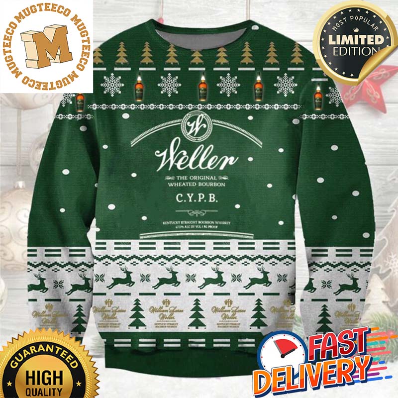 Weller CYPB Bourbon Ugly Christmas Sweater For Holiday 2023 Xmas Gifts Weller CYPB Bourbon Ugly Christmas Sweater For Holiday 2023 Xmas Gifts