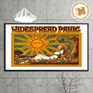 Widespread Panic Event Poster At  Hayden Homes Amphitheater On July 10 11 2026 Home Decor Poster Canvas