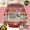 Wild Turkey Whiskey Christmas Lights And Santa Hat Reindeer Snowy Night Knitting Vintage Holiday Ugly Sweater Wild Turkey Whiskey Christmas Lights And Santa Hat Reindeer Snowy Night Knitting Vintage Holiday Ugly Sweater