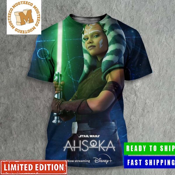 tar Wars Ahsoka Padawan Ahsoka Character Poster All Over Print Shirt tar Wars Ahsoka Padawan Ahsoka Character Poster All Over Print Shirt