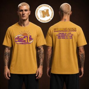 311 Band Concord CA 2026 Event Tee Toyota Pavilion At Concord On August 15 2026 Two Sided Unisex T Shirt