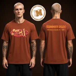 311 Band Greenwood Village Colorado 2026 Event Tee At Fiddlers Green Amphitheatre On August 9 2026 Two Sided Unisex T Shirt