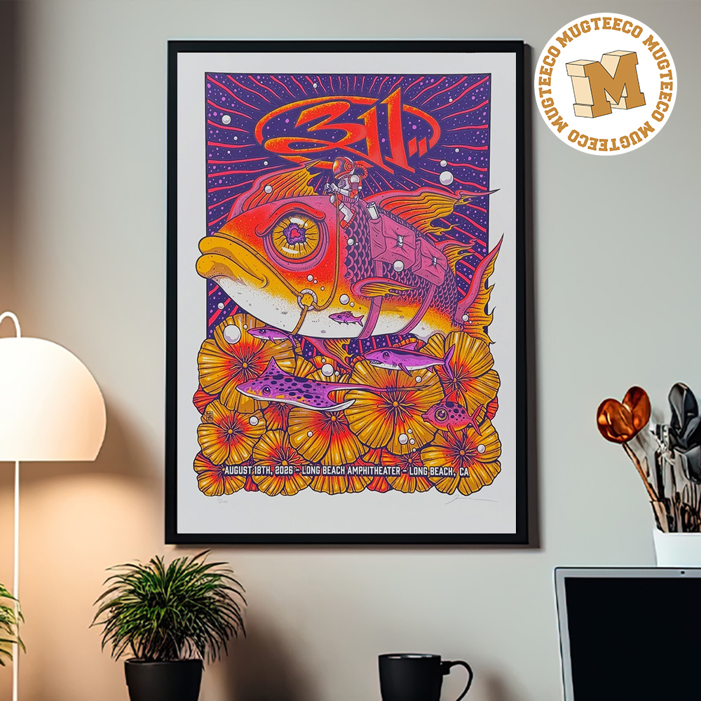 311 Band Long Beach CA 2026 Event Poster At Long Beach Amphitheater On August 18 2026 Home Decor Poster Canvas 311 Band Long Beach CA 2026 Event Poster At Long Beach Amphitheater On August 18 2026 Home Decor Poster Canvas