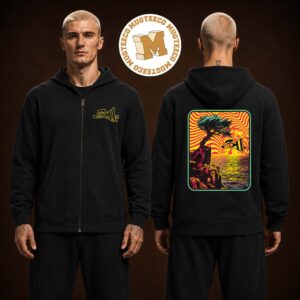311 Band Psychedelic Tree Two Sided Zip Up Hoodie Unisex Black Shirt