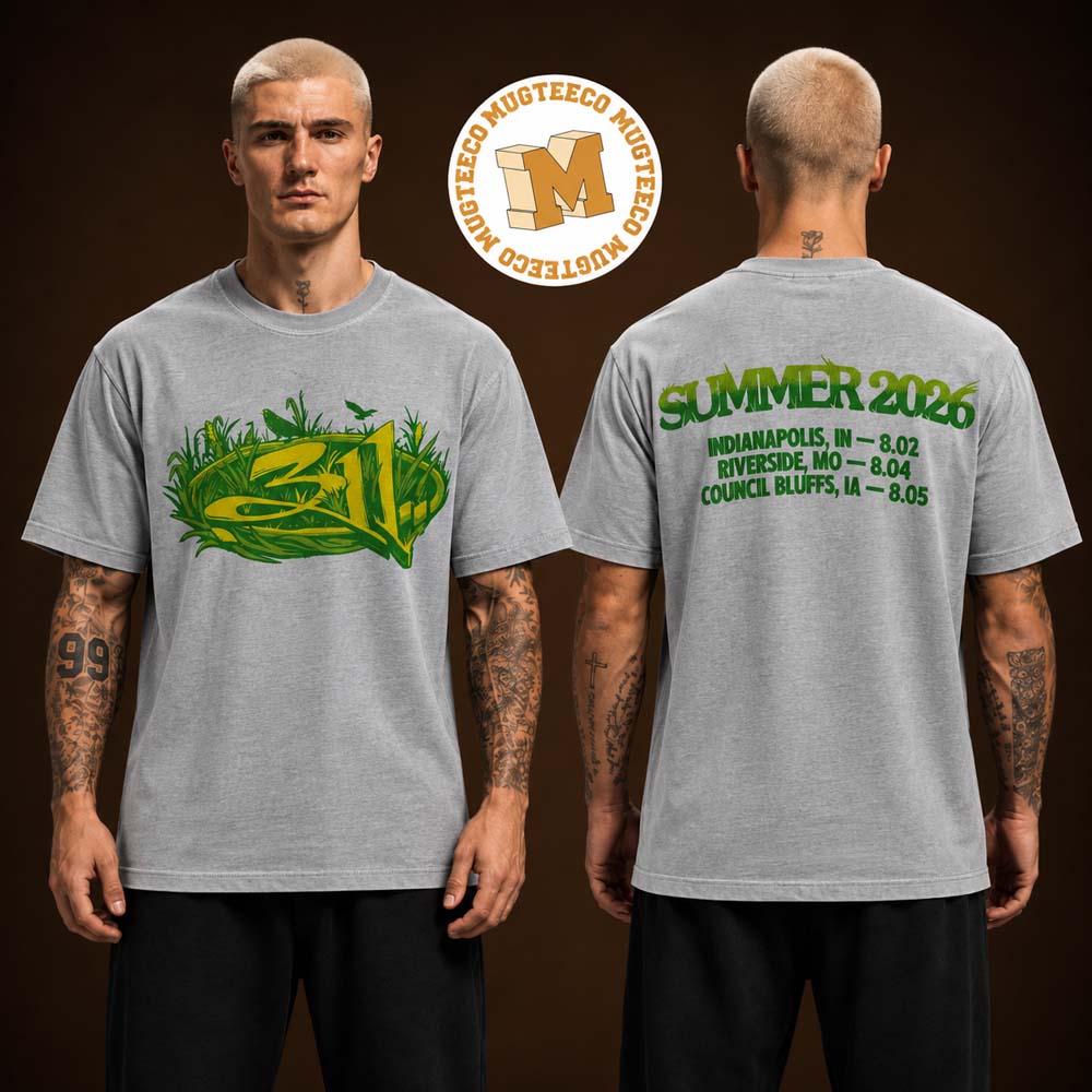 311 Band Summer Tour So Glad You Made It Unisex Grey T Shirt 311 Band Summer Tour So Glad You Made It Unisex Grey T Shirt