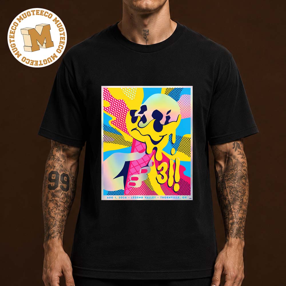 311 Band Thornville OH 2026 Event Poster At Legend Valley On August 1 2026 Unisex T Shirt 311 Band Thornville OH 2026 Event Poster At Legend Valley On August 1 2026 Unisex T Shirt