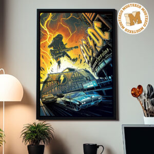 ACDC Atlanta GA 2026 Event Poster At Mercedes Benz Stadium On August 27 2026 Home Decor Poster Cavnas