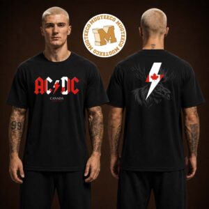 ACDC Canada Moose PWR UP Tour 2026 Two Sided Unisex T Shirt