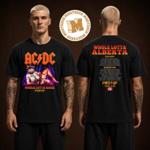 ACDC Edmonton PWR UP Tour 2026 Two Sided Unisex T Shirt
