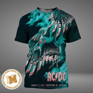 ACDC Vancouver BC 2026 Event Poster At Bc Place On August 13 2026 All Over Print Shirt
