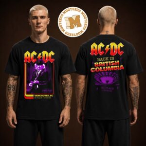 ACDC Vancouver PWR UP Tour Event Tee At BC Place On August 13 2026 Two Sided Unisex T Shirt