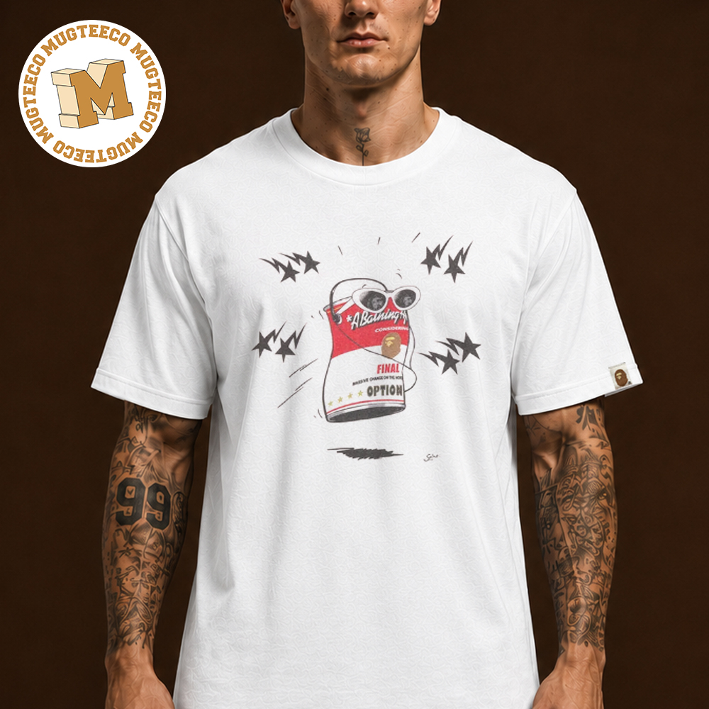 BAPE X Saint Mxxxxxx Dancing Can Merch Tee Unisex T Shirt BAPE X Saint Mxxxxxx Dancing Can Merch Tee Unisex T Shirt