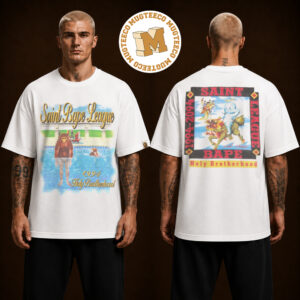 BAPE X Saint Mxxxxxx League Holy Brotherhood Two Sided Unisex T Shirt