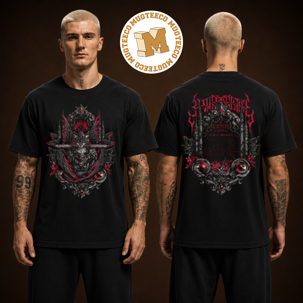 Babymetal World Tour 2026 North America Bite The Blade Two Sided Unisex T Shirt Babymetal World Tour 2026 North America Bite The Blade Two Sided Unisex T Shirt