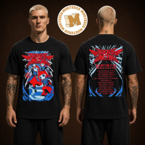 Babymetal World Tour 2026 North America Thunder Strike Two Sided Unisex T Shirt