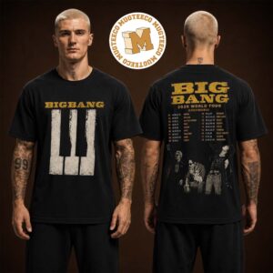 Big Bang 20th Anniversary 2026 World Tour Two Sided Unisex T Shirt