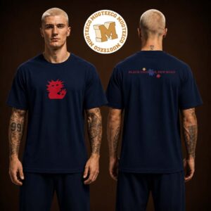 Black Country New Road Red Icon Navy Two Sided Unisex T-Shirt