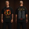 Chris Brown And Usher Raymond Breezy R And B Tour Vintage Charcoal Two Sided T Shirt Chris Brown And Usher Raymond Breezy R And B Tour Vintage Charcoal Two Sided T Shirt