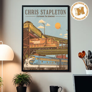 Chris Stapleton All American Road Show Richmond Virginia 2026 Event Poster At Allianz Amphitheater On August 19 2026 Home Decor Poster Canvas