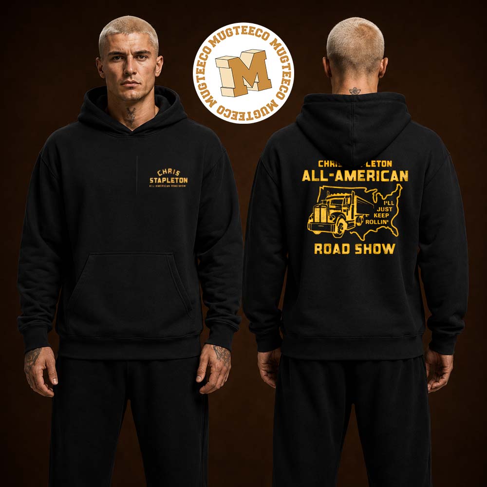 Chris Stapleton All American Road Show Truck Two Sided Unisex Hoodie Shirt Chris Stapleton All American Road Show Truck Two Sided Unisex Hoodie Shirt