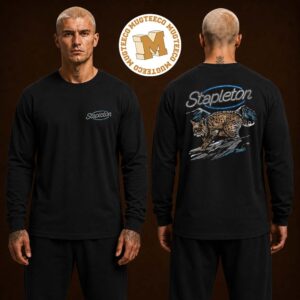 Chris Stapleton Wildcat Merch Two Sided Unisex Black Long Sleeve Shirt
