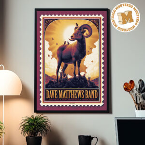 Dave Matthews Band Greenwood Village CO 2026 Event Poster At  Fiddler Green Amphitheatre On August 28 And 29 2026 Home Decor Poster Canvas