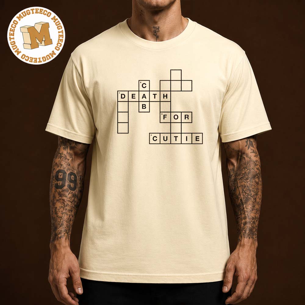 Death Cab For Cutie DCfC Crossword Merch Unisex T Shirt Death Cab For Cutie DCfC Crossword Merch Unisex T Shirt