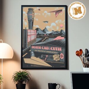 Death Cab For Cutie Las Vegas NV 2026 Event Poster Theater At Virgin Hotels On August 6 2026 Home Decor Poster Canvas
