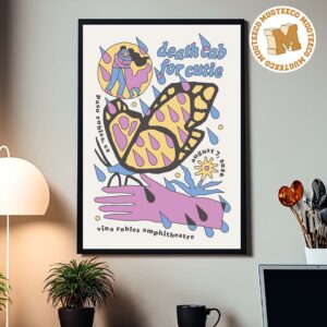 Death Cab For Cutie Paso Robles CA 2026 Event Poster At Vina Robles Amphitheatre On August 7 2026 Home Decor Poster Canvas