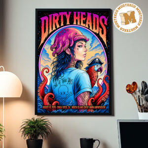 Dirty Heads Chula Vista CA 2026 Event Poster At North Island Credit Union Amphitheatre On August 19 2026 Home Decor Poster Canvas