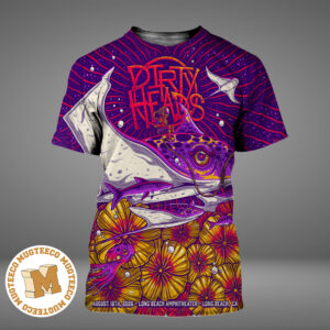 Dirty Heads Long Beach CA 2026 Event Poster At Long Beach Amphitheater On August 18 2026 All Over Print Shirt