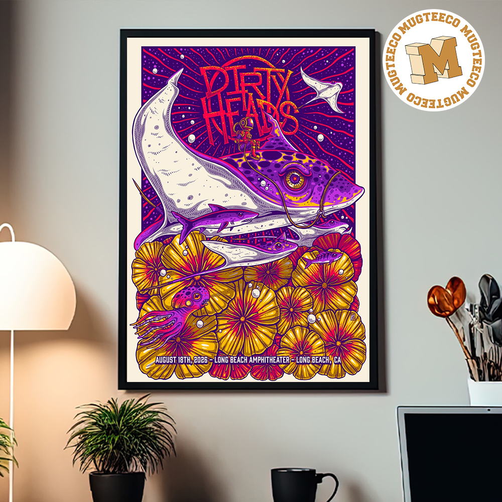 Dirty Heads Long Beach CA 2026 Event Poster At Long Beach Amphitheater On August 18 2026 Home Decor Poster Canvas Dirty Heads Long Beach CA 2026 Event Poster At Long Beach Amphitheater On August 18 2026 Home Decor Poster Canvas