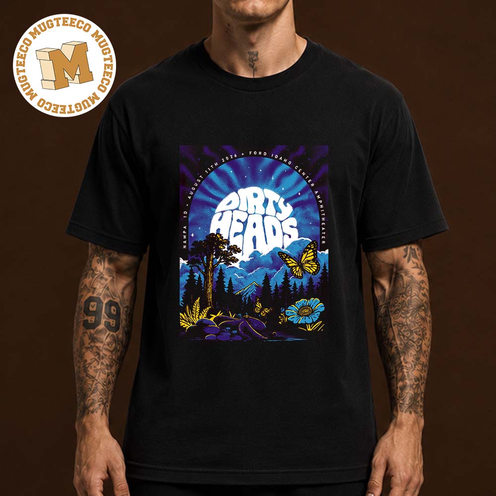 Dirty Heads Nampa ID 2026 Event Poster At Ford Idaho Center Amphitheater On August 11 2026 Unisex T Shirt Dirty Heads Nampa ID 2026 Event Poster At Ford Idaho Center Amphitheater On August 11 2026 Unisex T Shirt